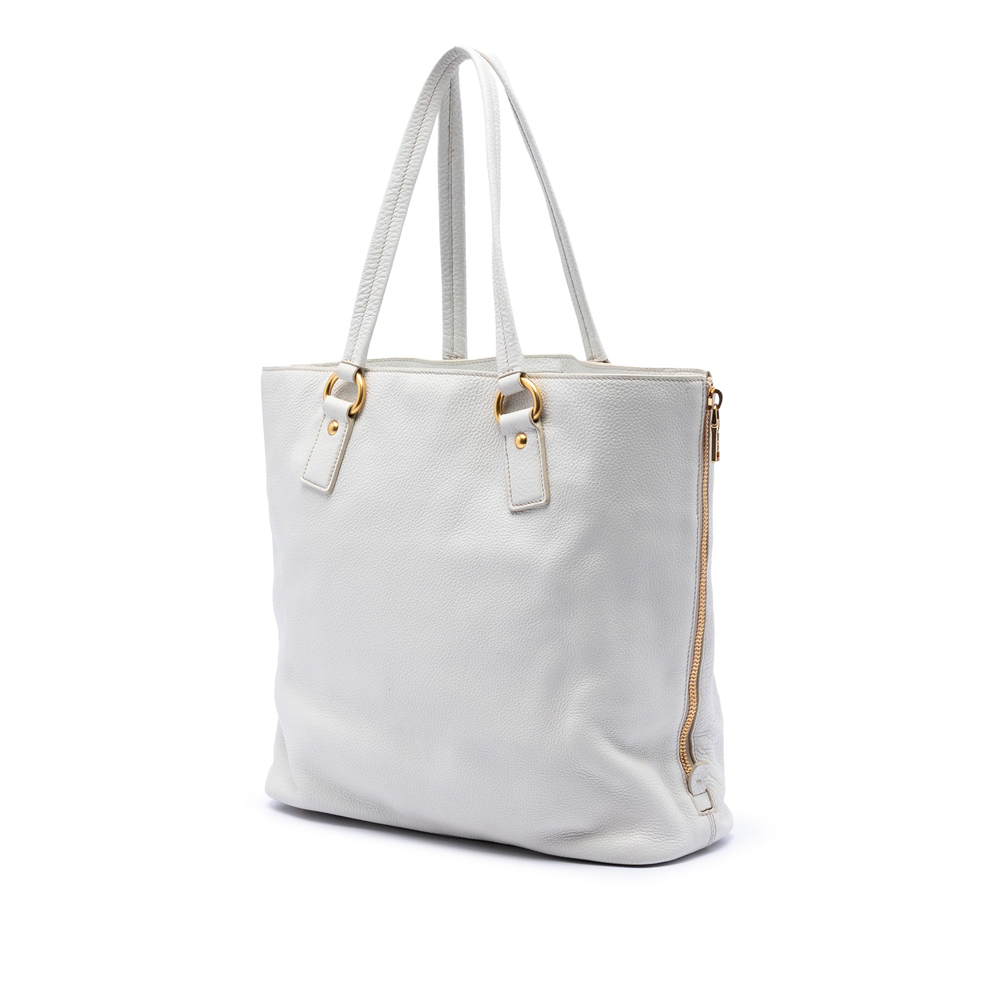Vitello Daino Side Zip Tote - Image 2