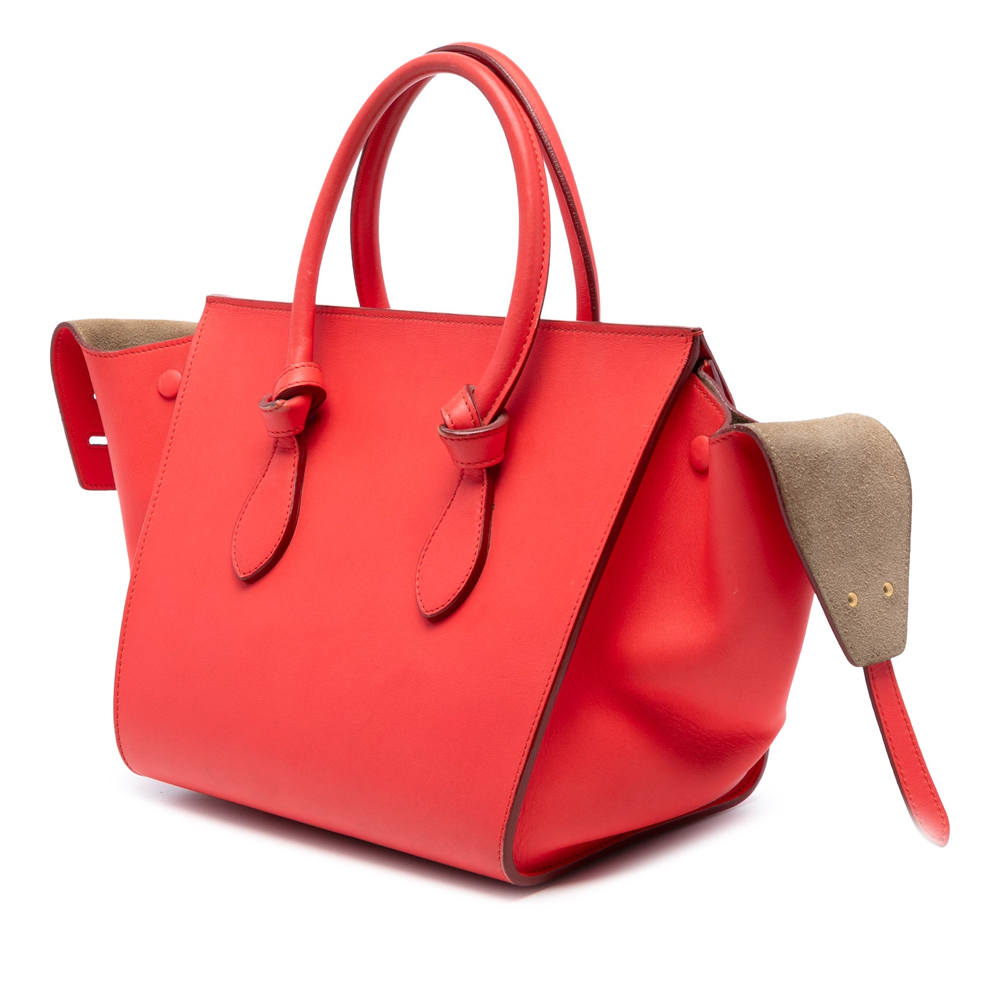 Small Grained Calfskin Tie Knot Handbag - Image 2