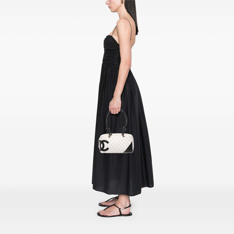 Quilted Lambskin Cambon Ligne Shoulder Bag - Image 6