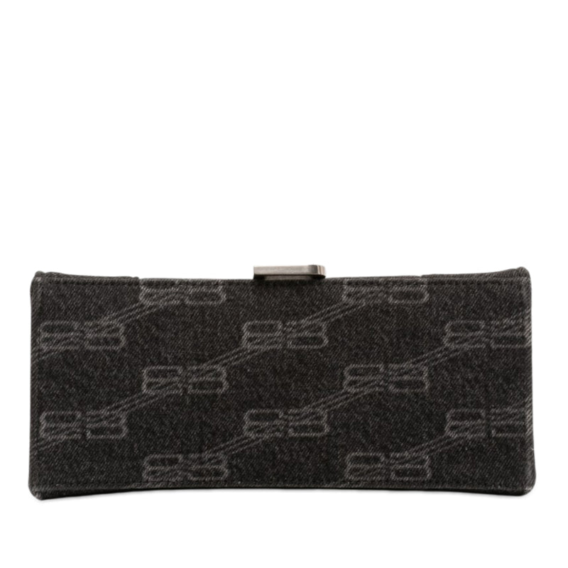 Small BB Monogram Denim Hourglass Top Handle Bag - Image 3
