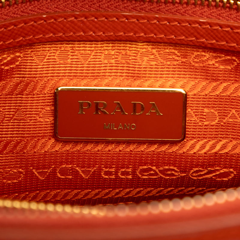 Small Saffiano Vernice Promenade Satchel - Image 5