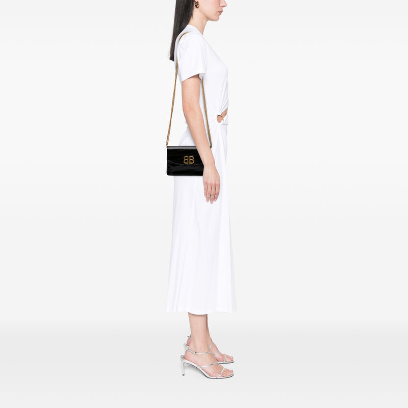 Embossed Patent Losange BB Wallet on Chain - Image 6