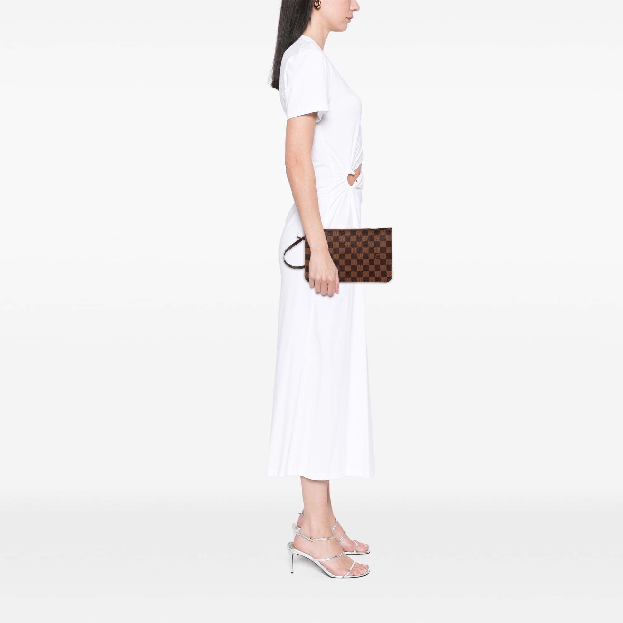 Damier Ebene Neverfull MM Pouch - Image 7