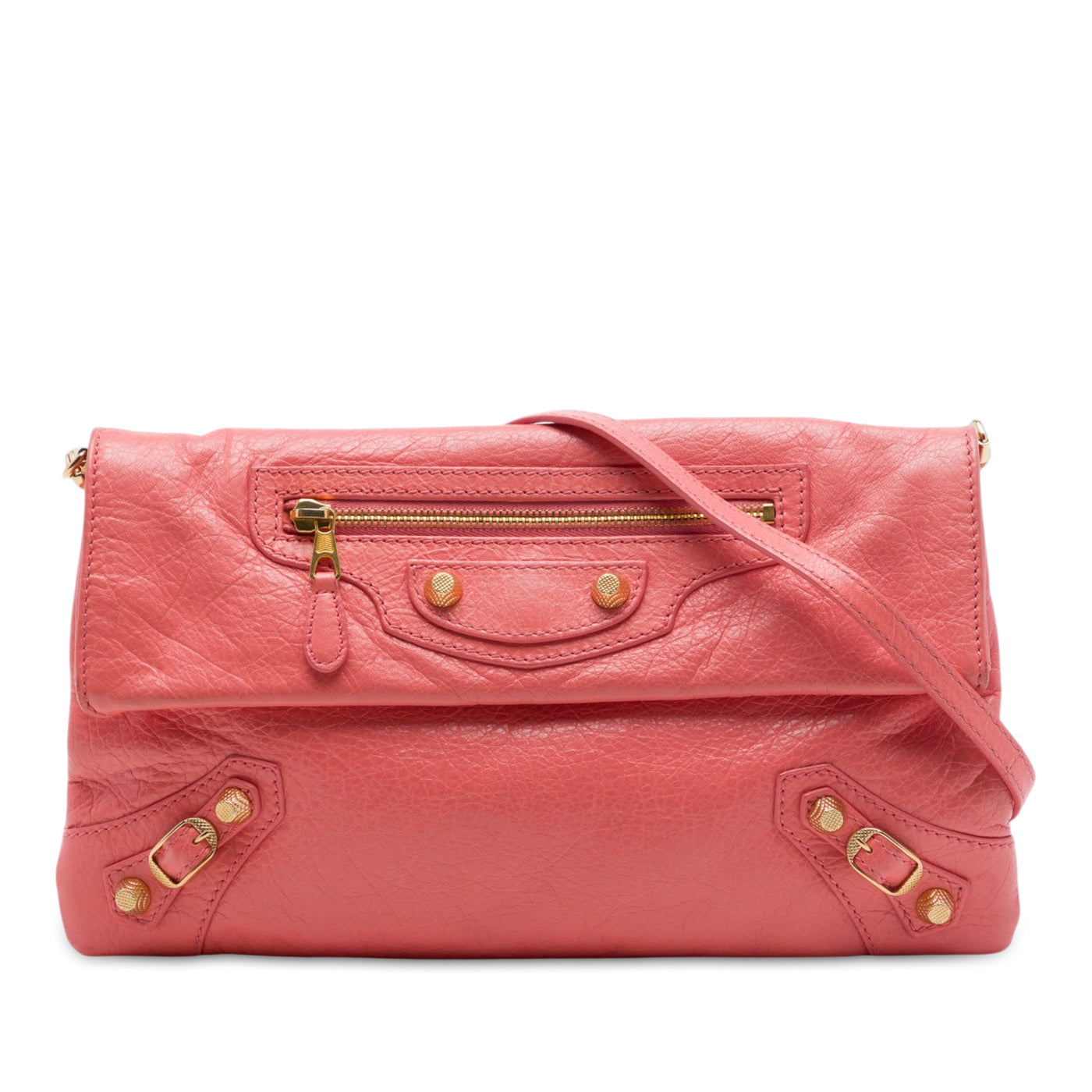 Lambskin Motocross Giant 12 Envelope Clutch With Strap - Image 1