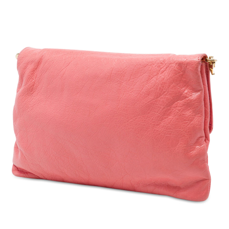 Lambskin Motocross Giant 12 Envelope Clutch With Strap - Image 2