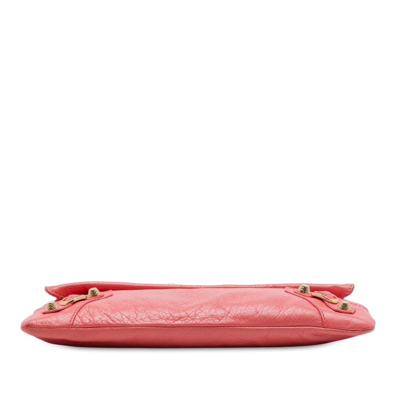 Lambskin Motocross Giant 12 Envelope Clutch With Strap - Image 3