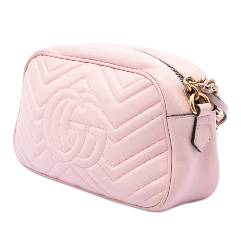 Small GG Marmont Matelasse Calfskin Crossbody - Image 2