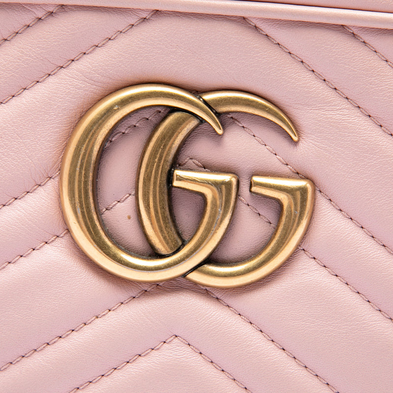 Small GG Marmont Matelasse Calfskin Crossbody - Image 5