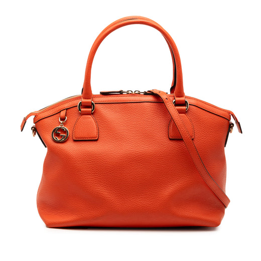 Medium Leather GG Charm Dome Satchel - Image 1