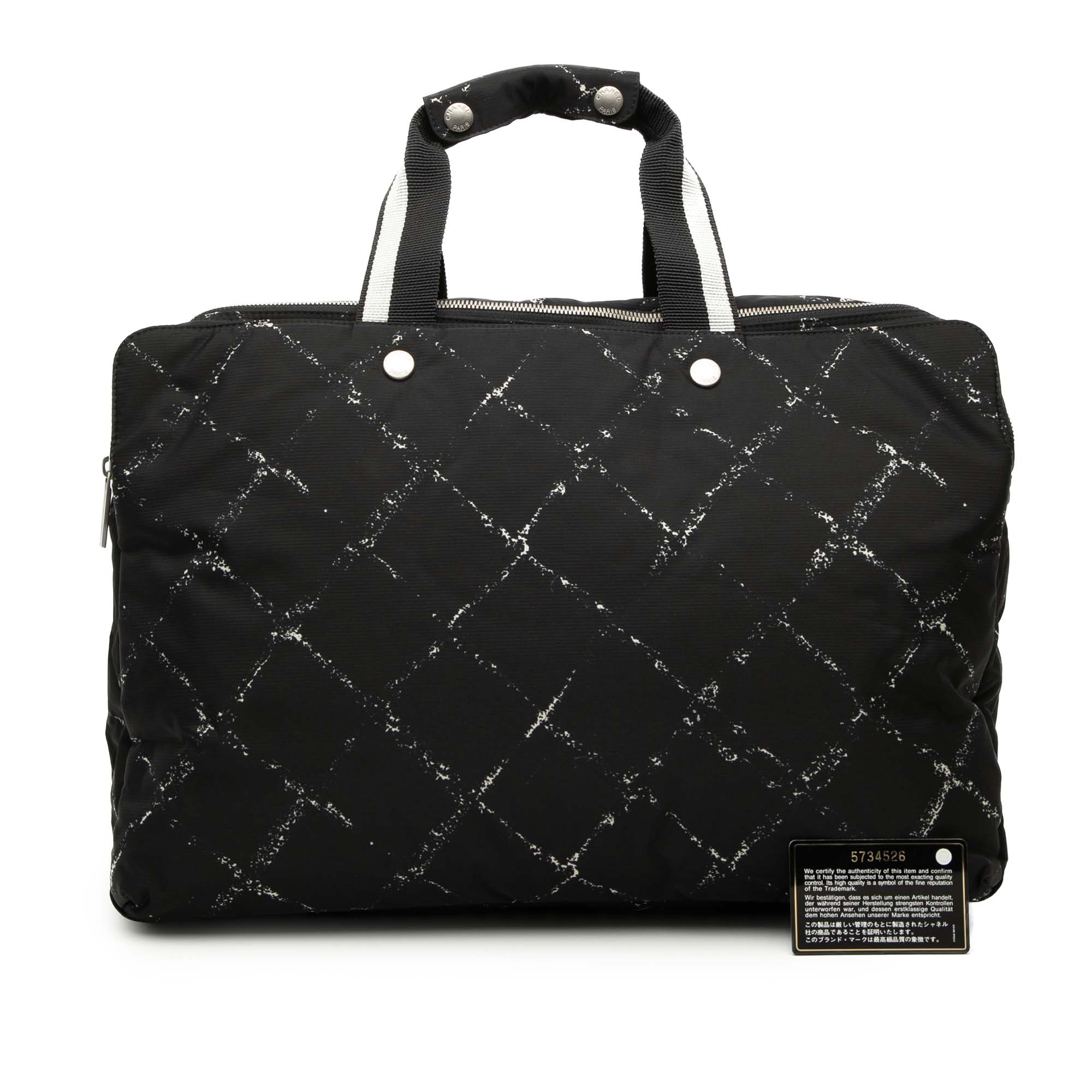 Old Travel Line Nylon Travel Bag - Image 8