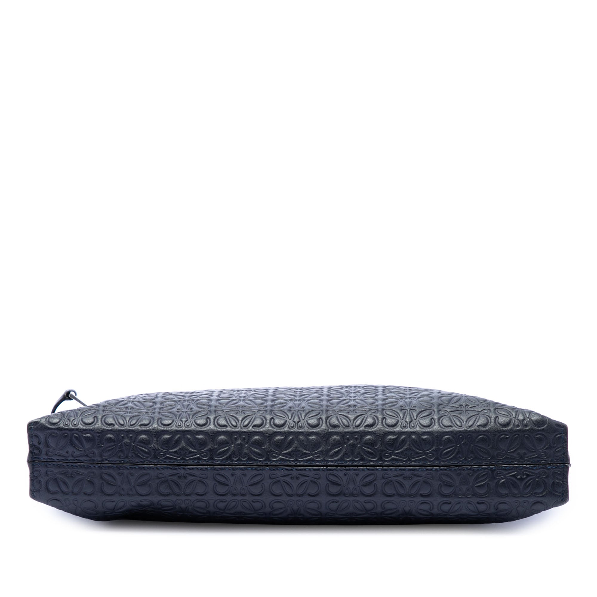 Embossed Anagram Leather Repeat T Clutch - Image 3