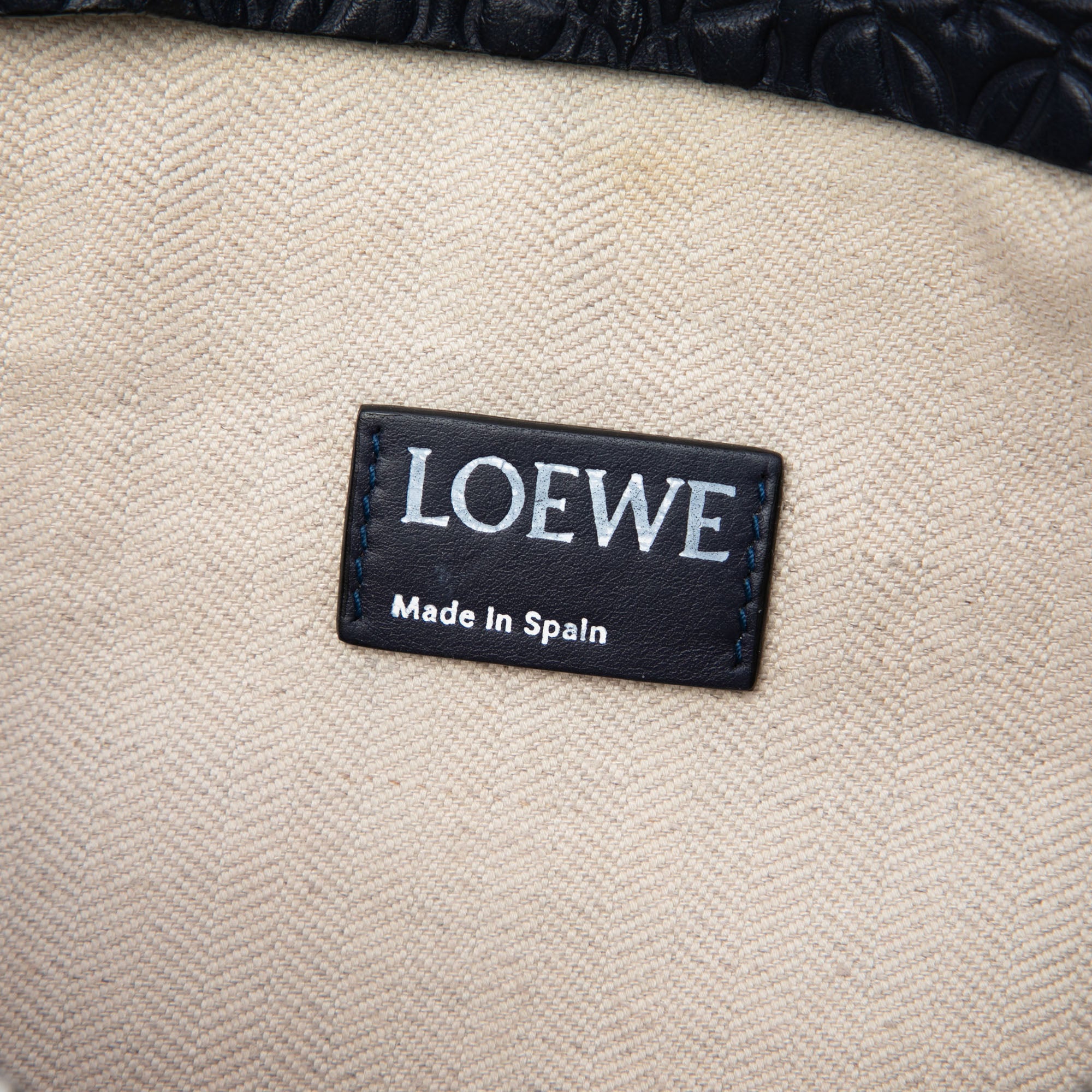 Embossed Anagram Leather Repeat T Clutch - Image 5