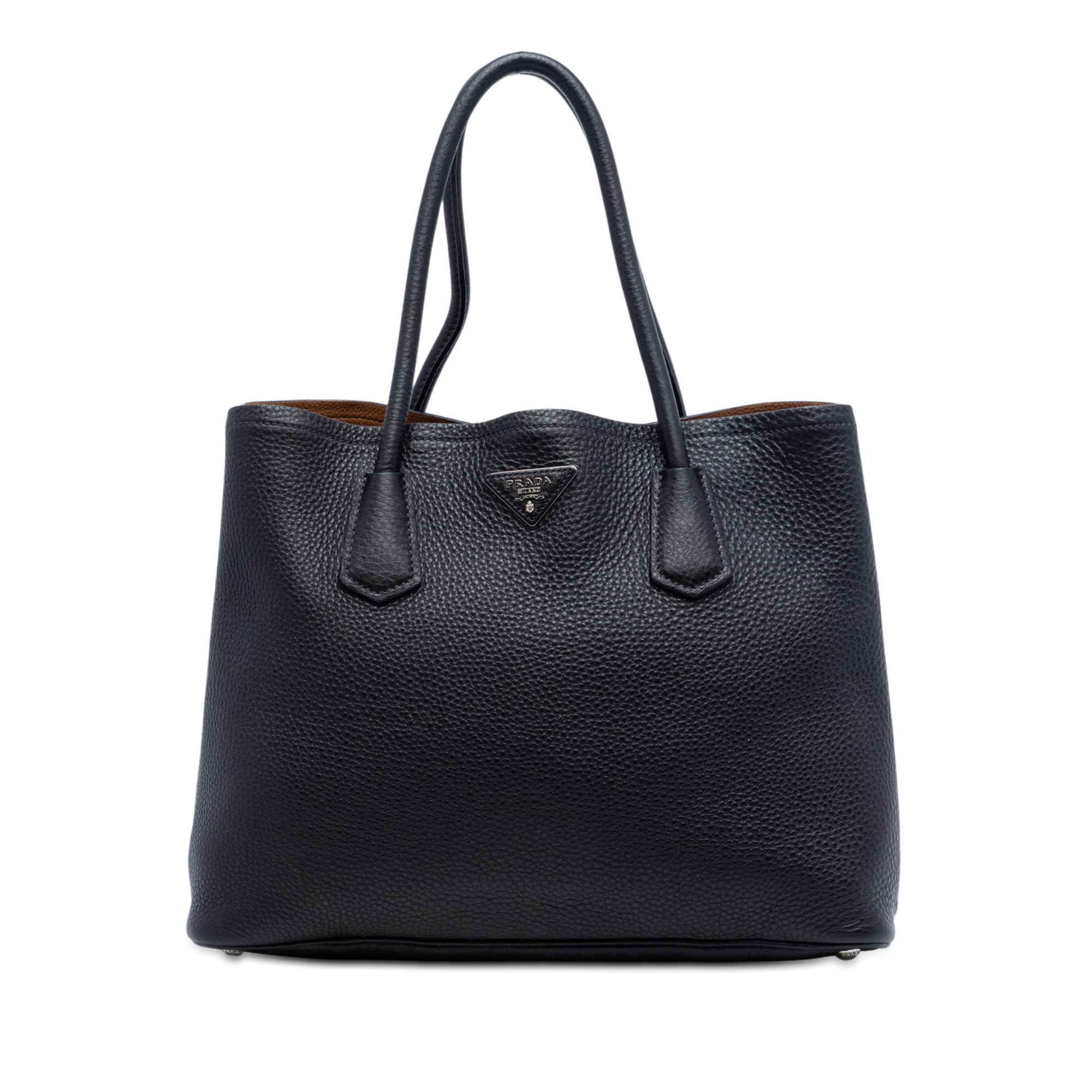 Medium Vitello Daino Cuir Double Handle Satchel - Image 1