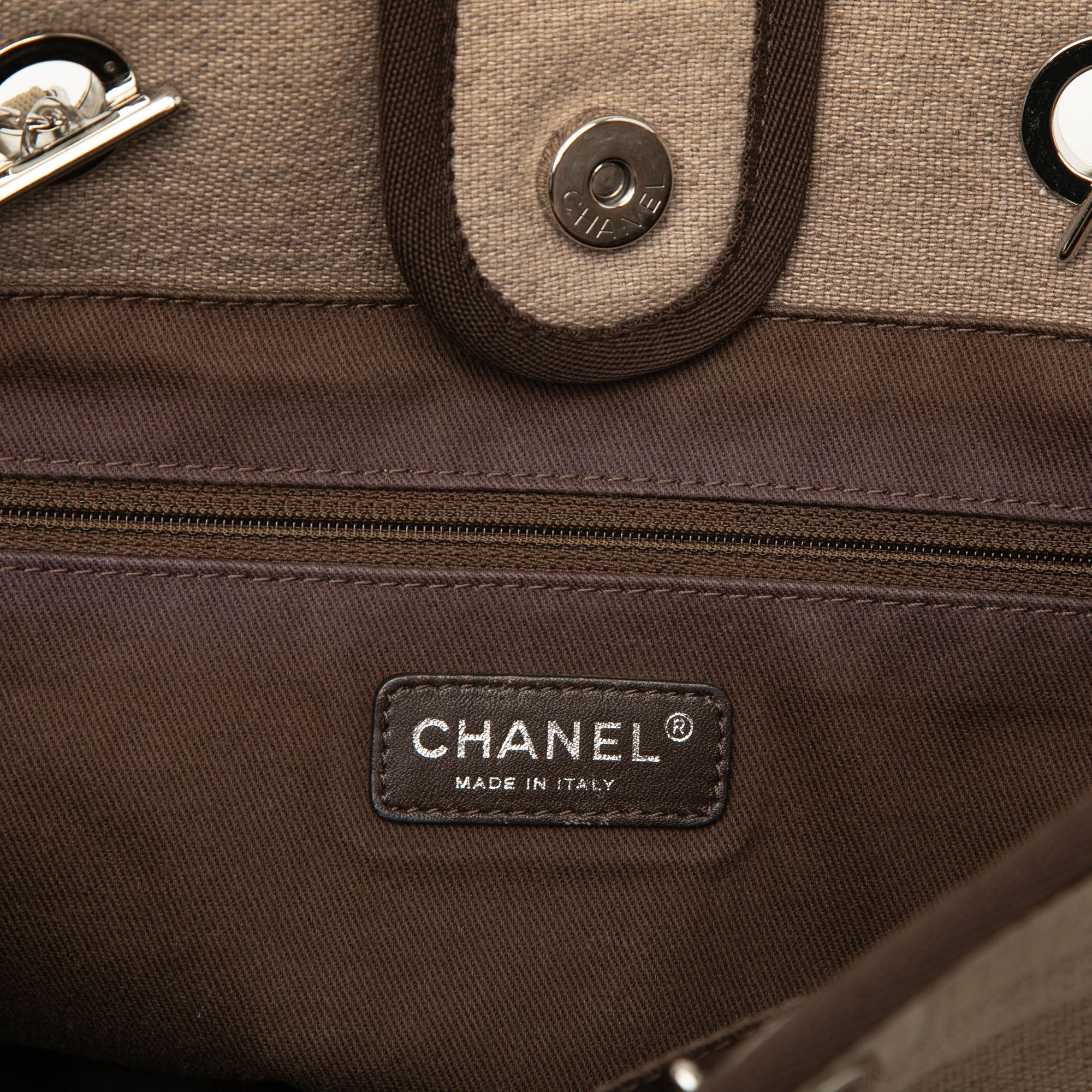 Small Canvas Deauville Tote - Image 6