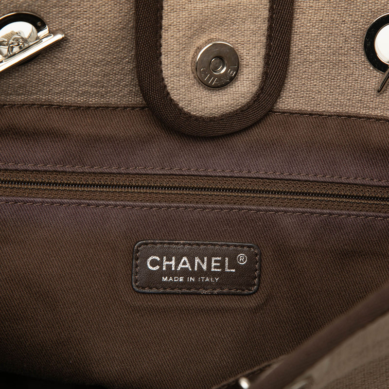 Small Canvas Deauville Tote - Image 6