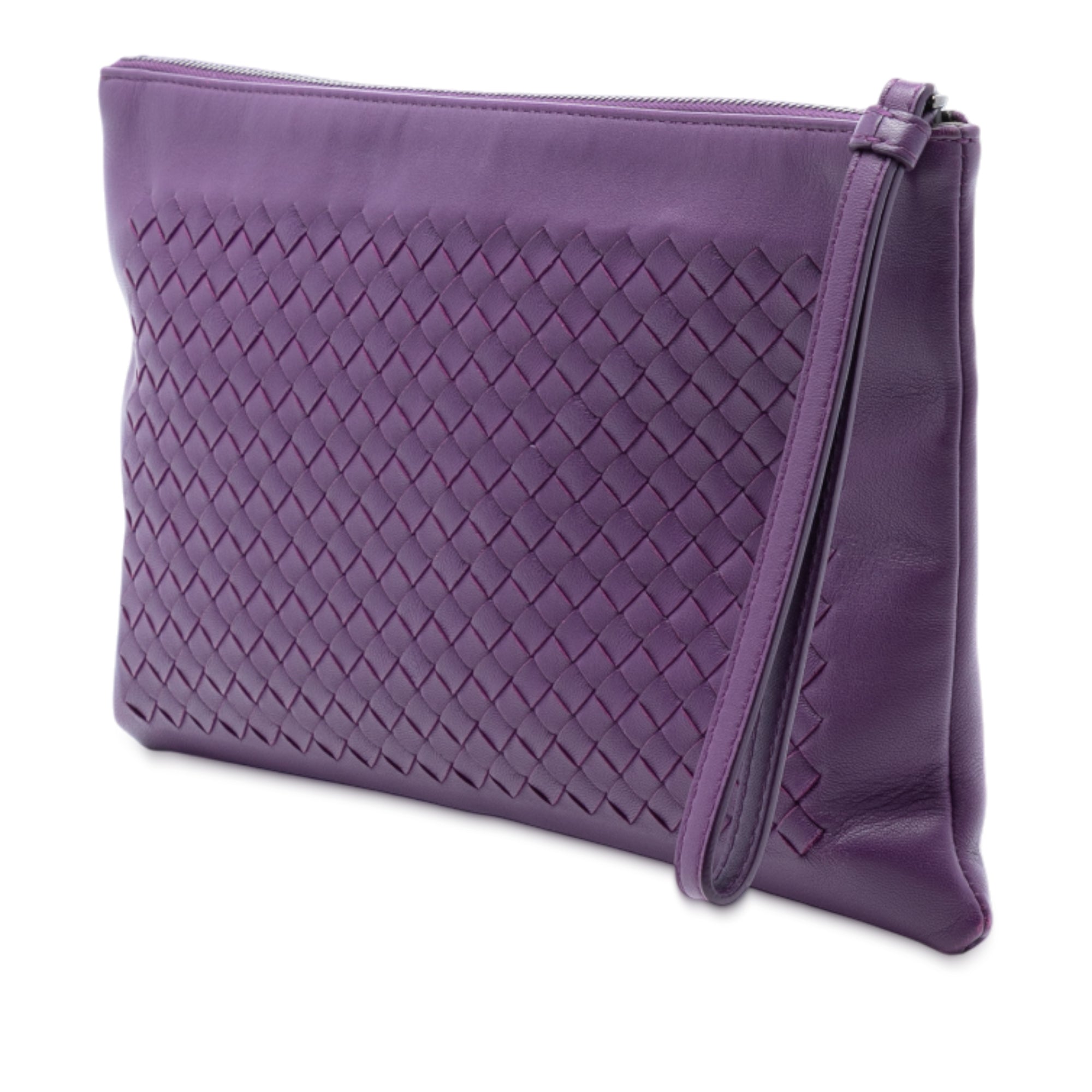 Nappa Intrecciato Wristlet Clutch - Image 2
