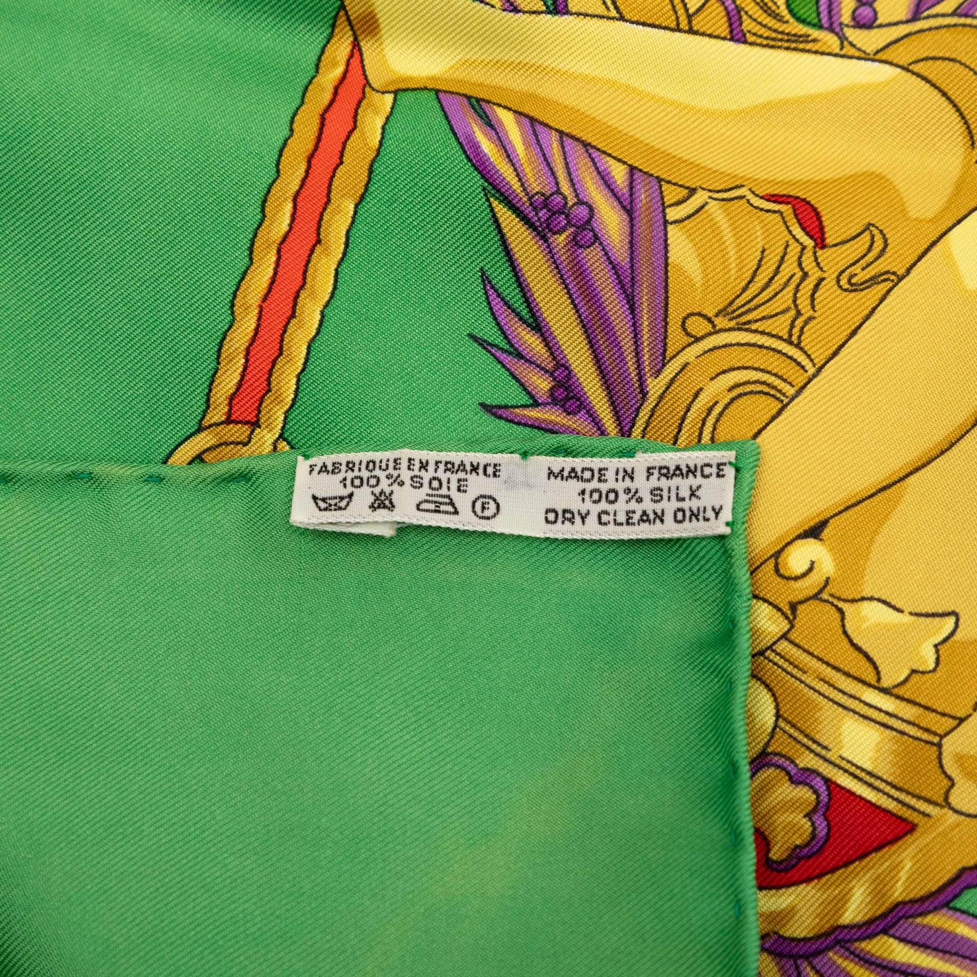 Hommage A Charles Garnier Silk Scarf 90 - Image 4