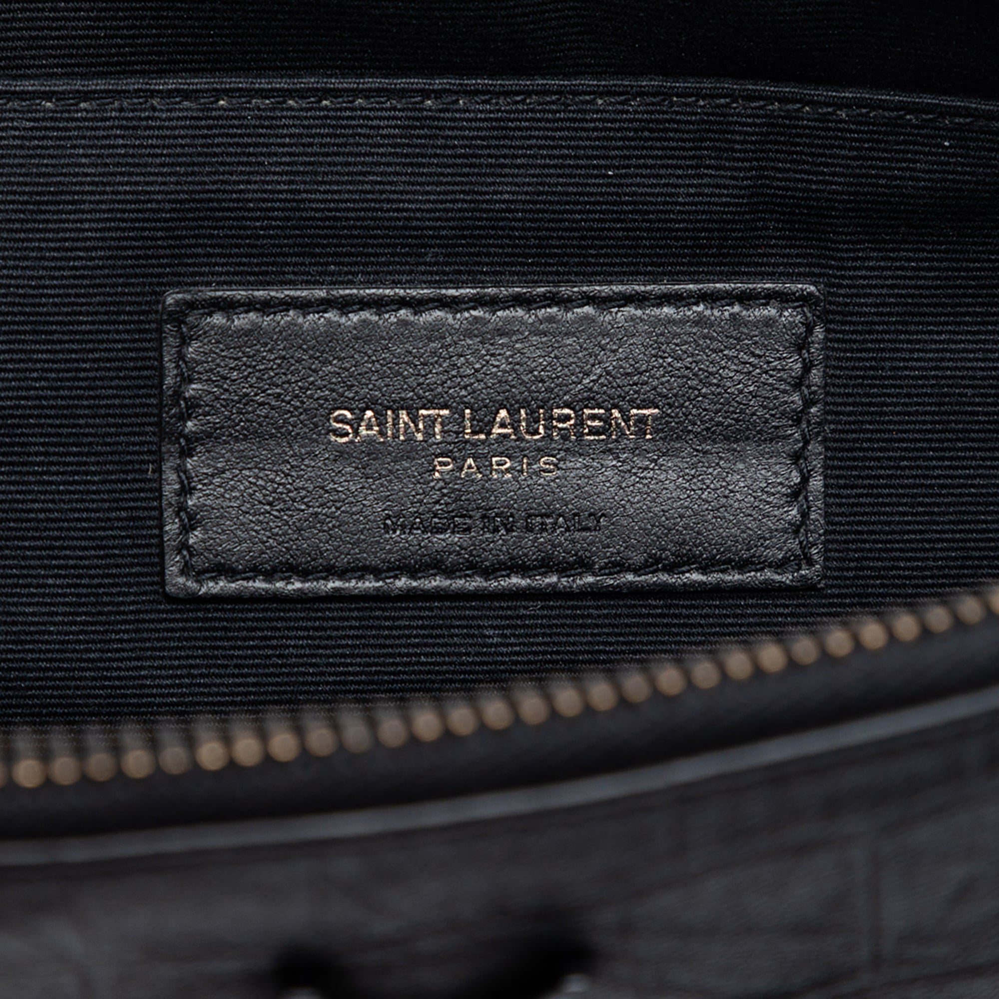 Croc Embossed Leather Monogram Clutch - Image 5