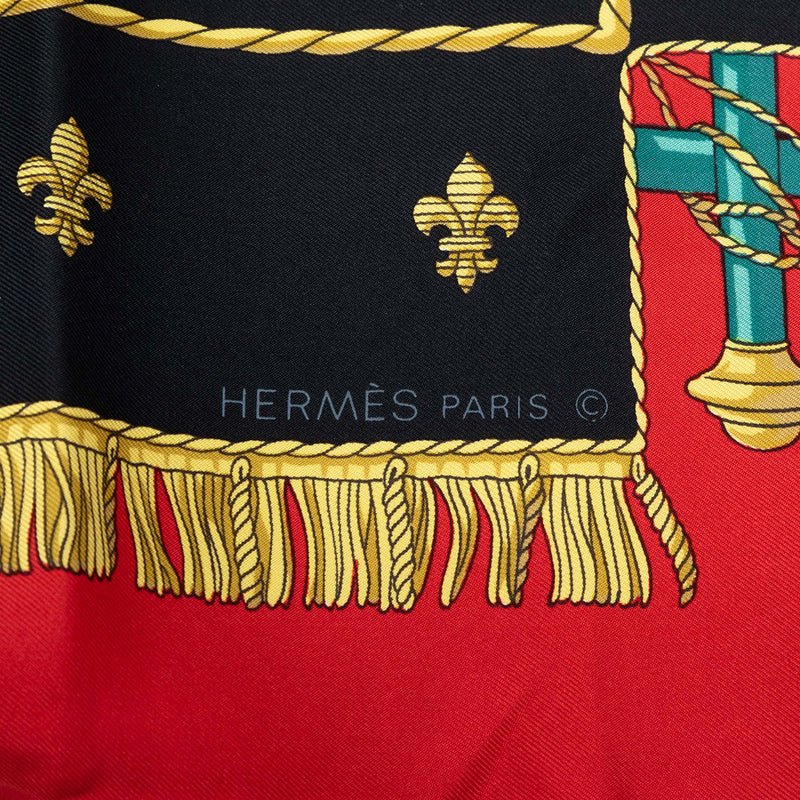 Vue Du Carrosse De La Galere La Reale Silk Scarf 90 - Image 2