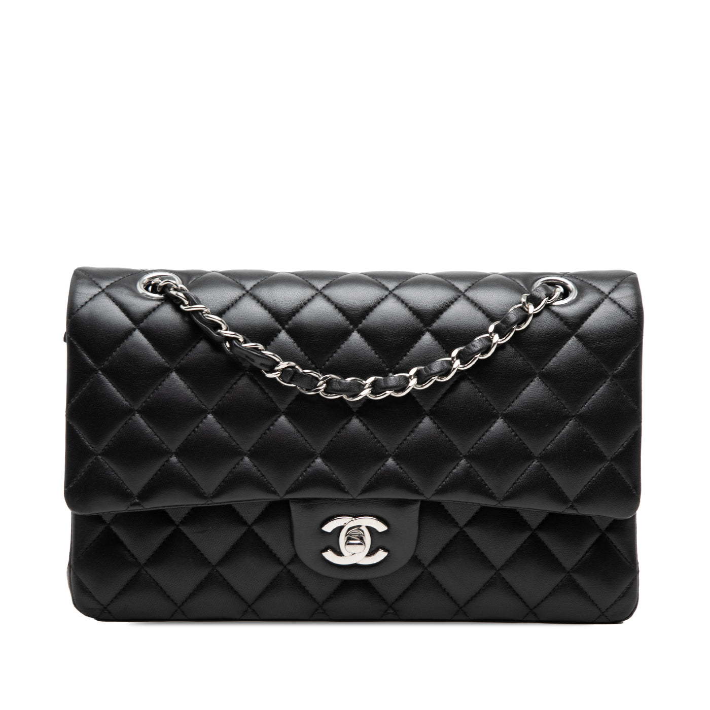 Medium Classic Lambskin Double Flap - Image 1