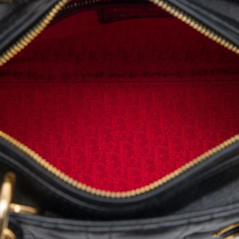 Medium Lambskin Cannage Lady Dior - Image 4