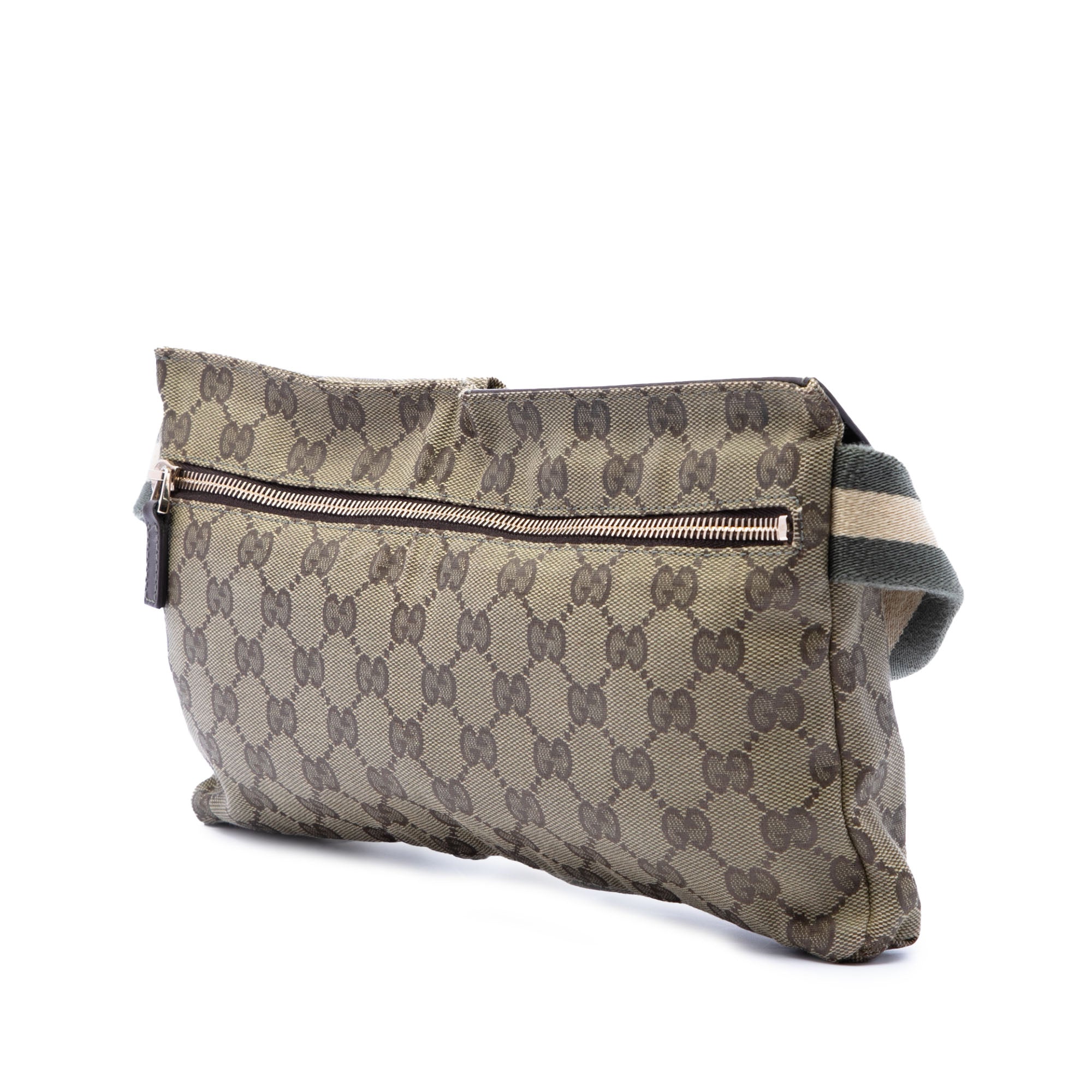 GG Canvas Web Double Pocket Belt Bag - Image 2