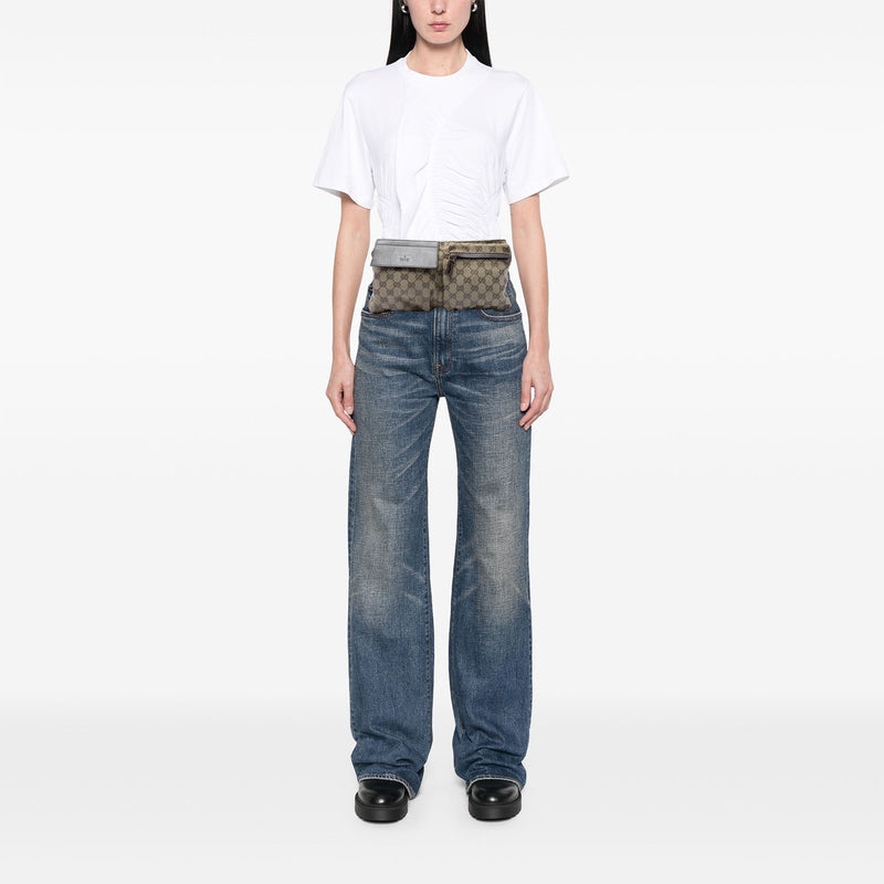 GG Canvas Web Double Pocket Belt Bag - Image 6