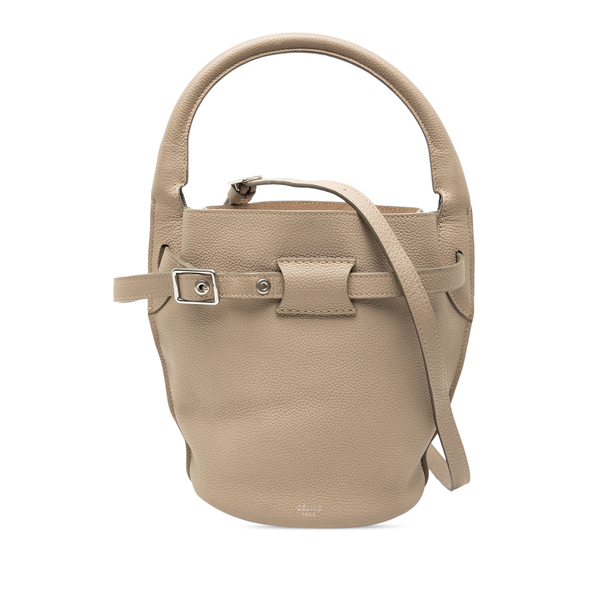 Nano Leather Big Bucket Bag - Image 1