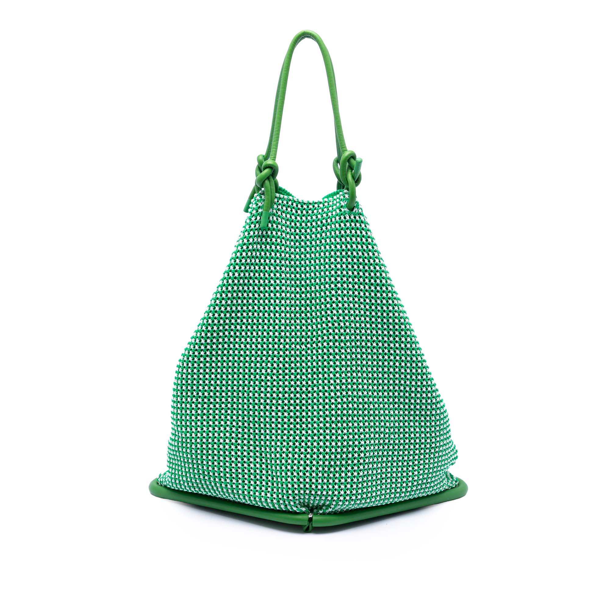 Nylon Crochet Folding Shopper Tote - Image 1