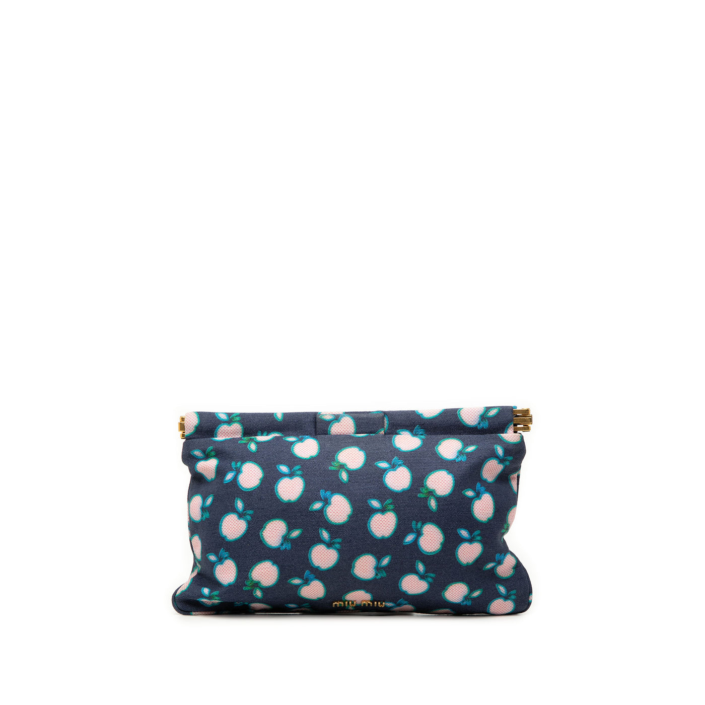 Canvas Apple Print Frame Flat Pouch - Image 1