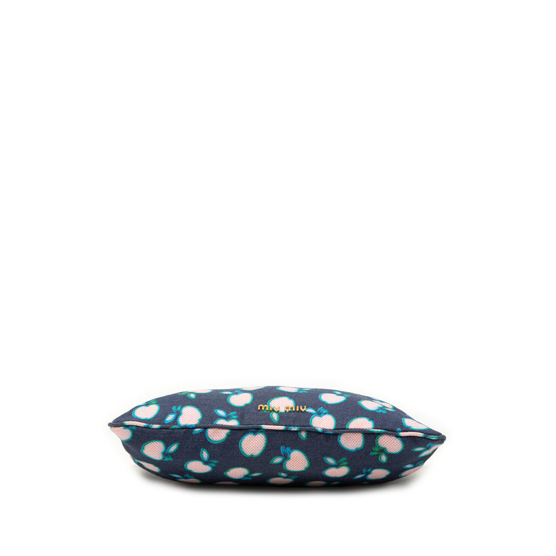 Canvas Apple Print Frame Flat Pouch - Image 3
