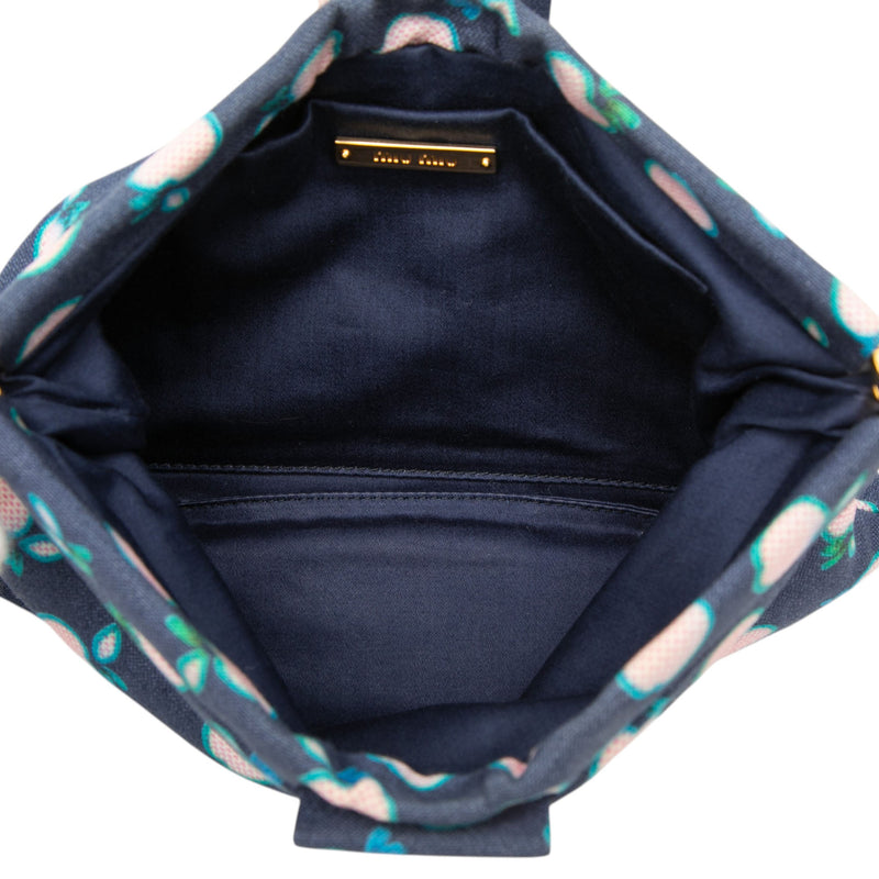 Canvas Apple Print Frame Flat Pouch - Image 4