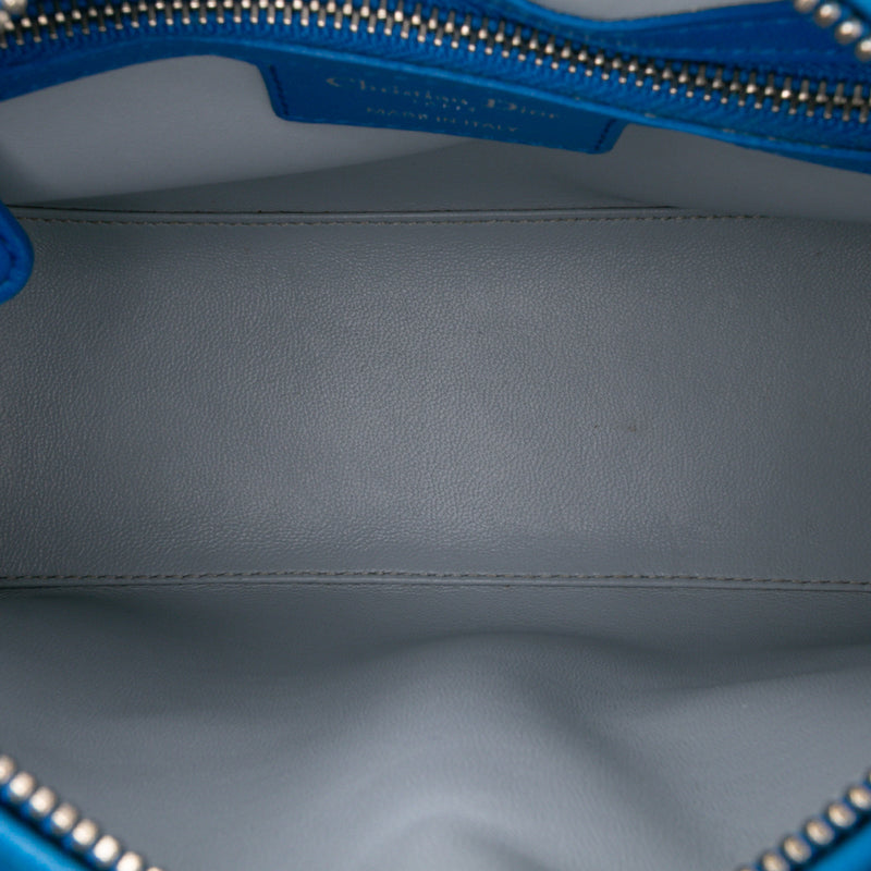 Medium Bicolor Lambskin Cannage Lady Dior - Image 4