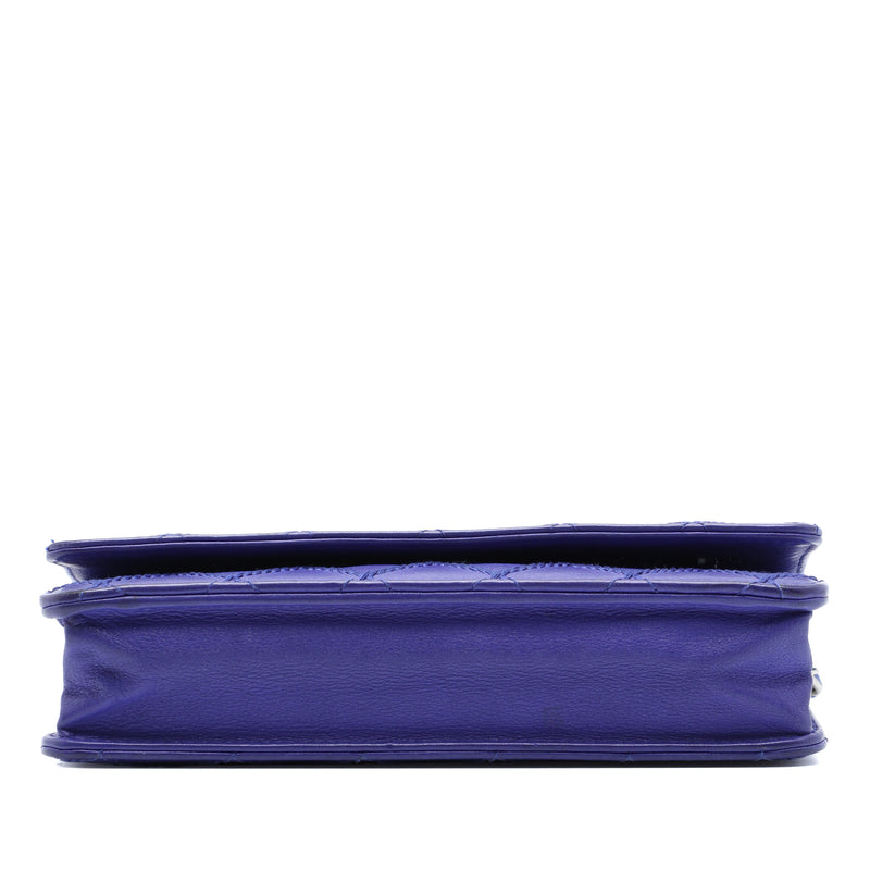CC Quilted Calfskin Fancy Wallet On Chain - Image 3
