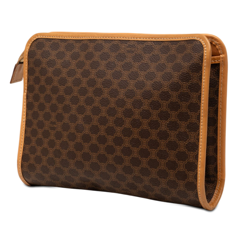 Macadam Coated Canvas Clutch - Image 2