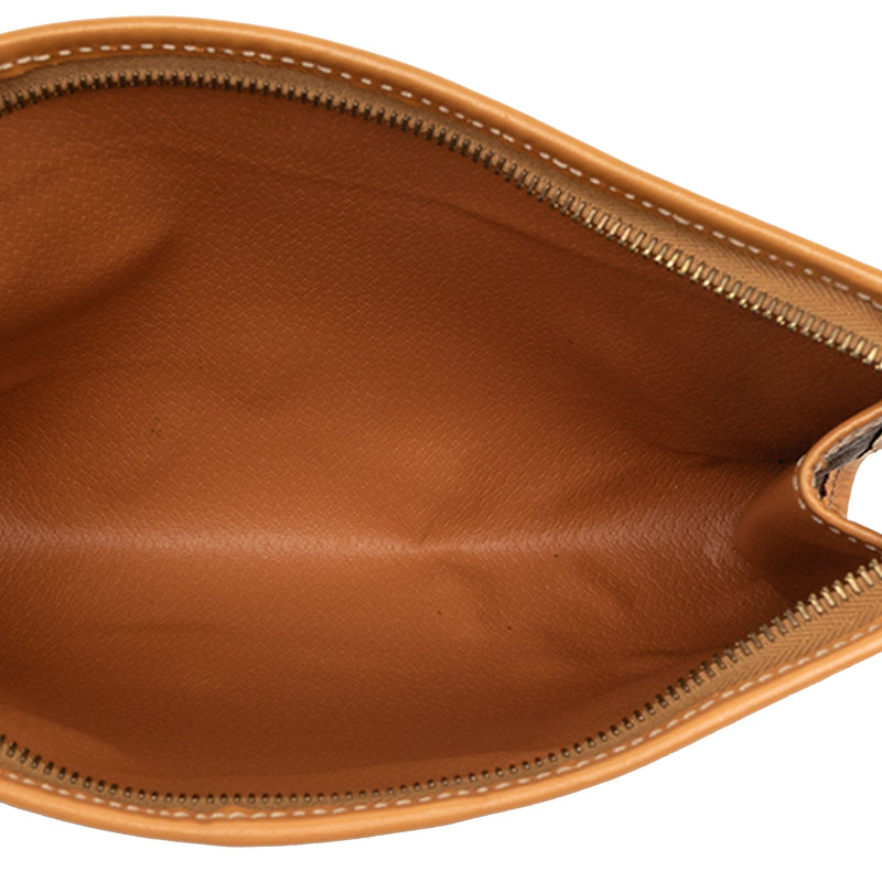 Macadam Coated Canvas Clutch - Image 4