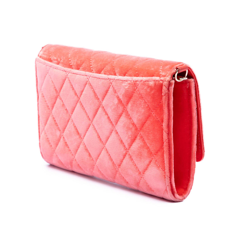 CC Quilted Velvet Single Flap - Image 2