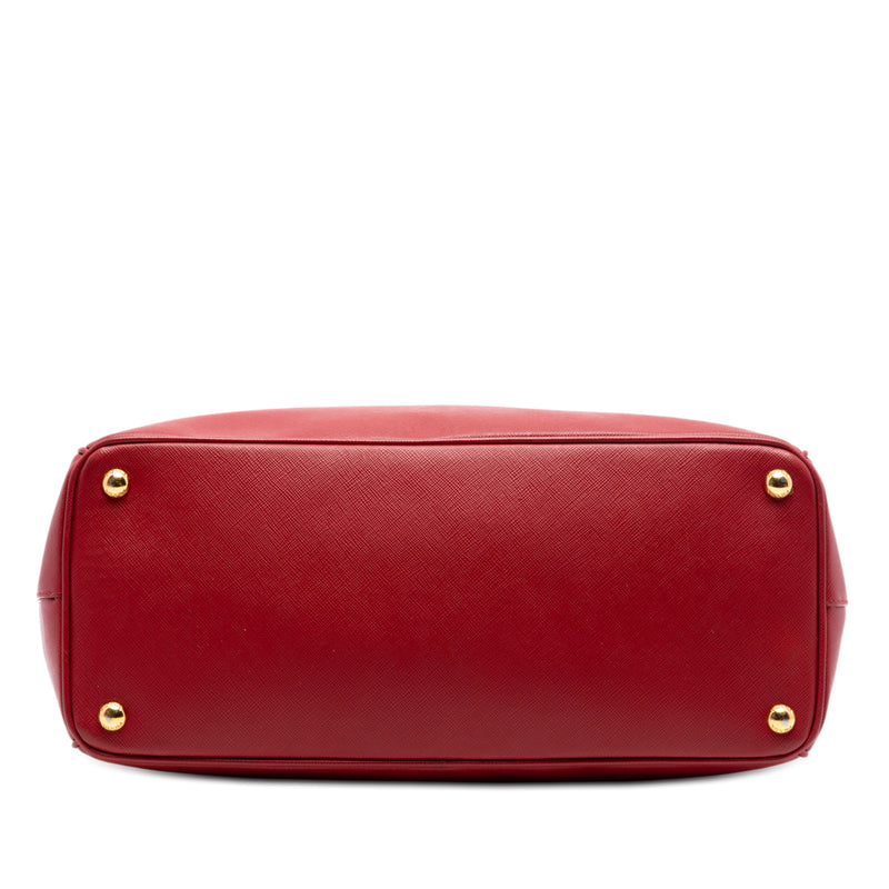 Large Saffiano Lux Galleria Double Zip Satchel - Image 3
