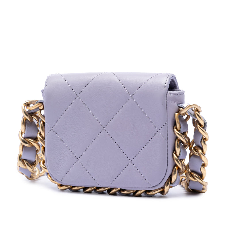 Mini Quilted Calfskin Framing Chain Flap - Image 2