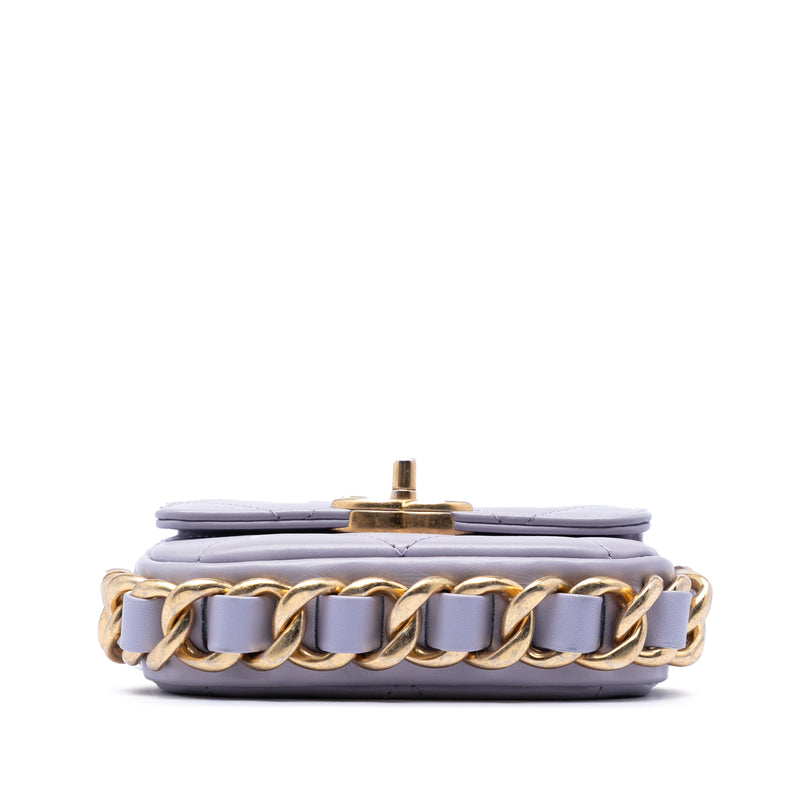 Mini Quilted Calfskin Framing Chain Flap - Image 3