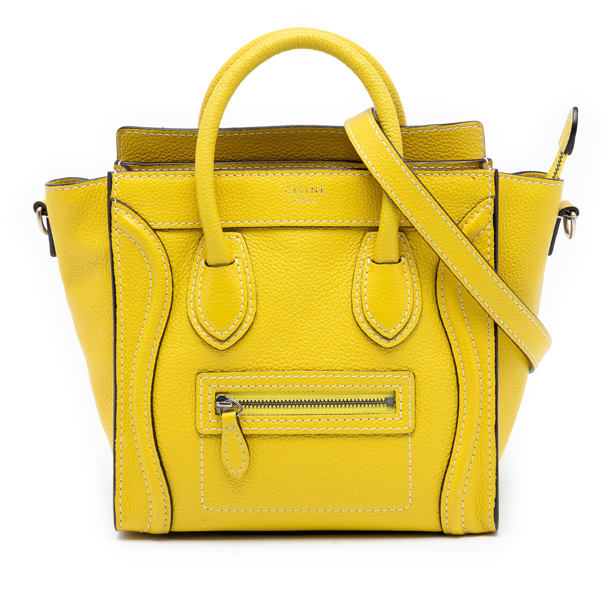 Nano Grained Calfskin Luggage Tote - Image 1