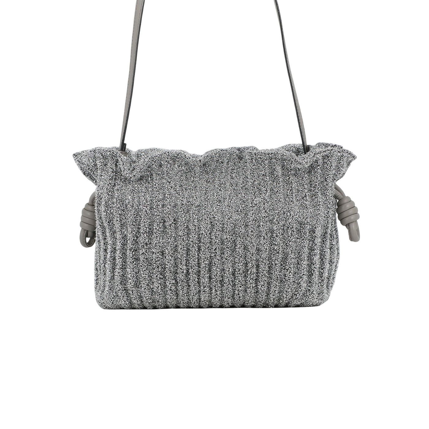 Mini Metallic Lurex Flamenco Knot Crossbody - Image 1