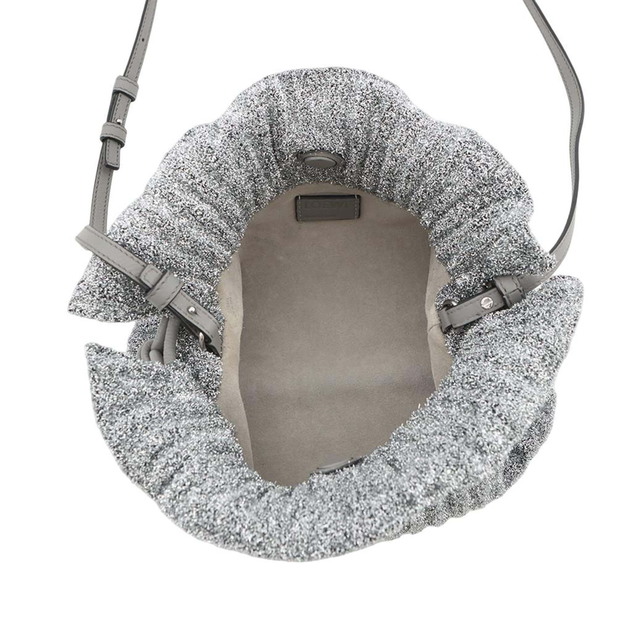 Mini Metallic Lurex Flamenco Knot Crossbody - Image 4