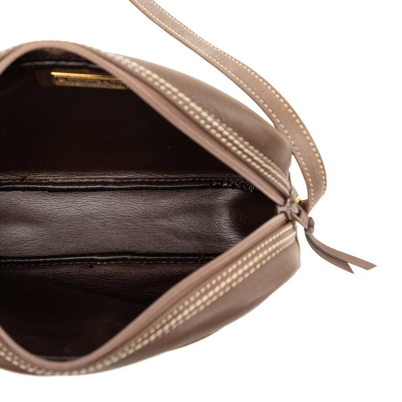 Leather Stitched CD Logo Camera Bag - Image 4