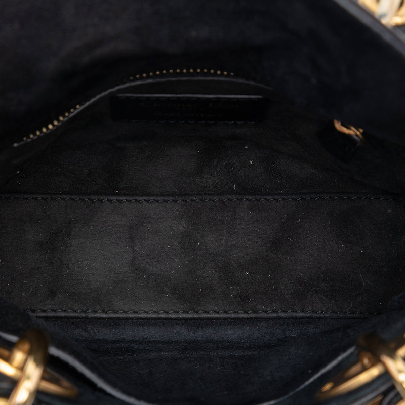 Mini Lambskin Cannage Studded Supple Lady Dior - Image 4