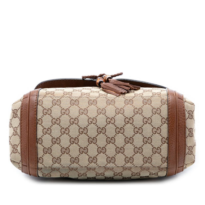 GG Canvas Bella Flap Satchel - Image 3