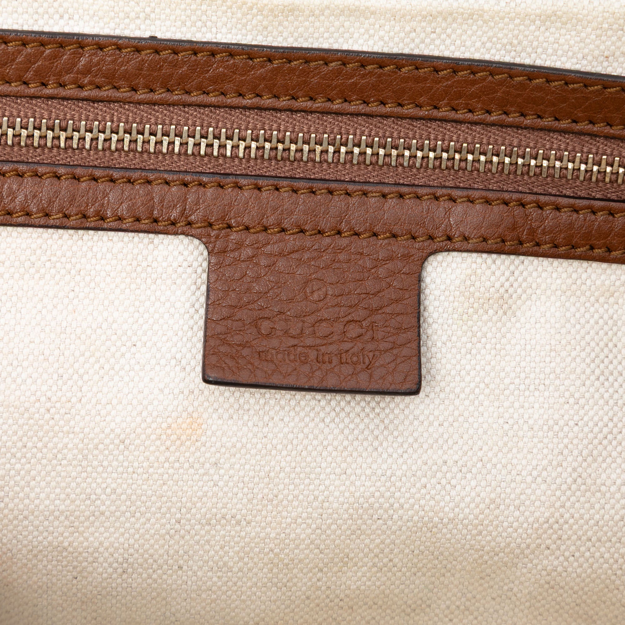 GG Canvas Bella Flap Satchel - Image 5