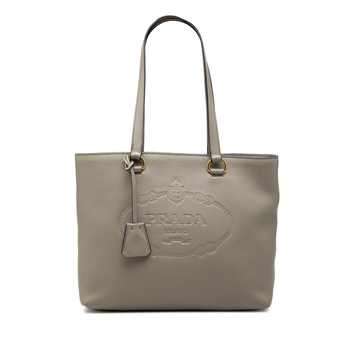 Vitello Daino Canapa Logo Tote - Image 1