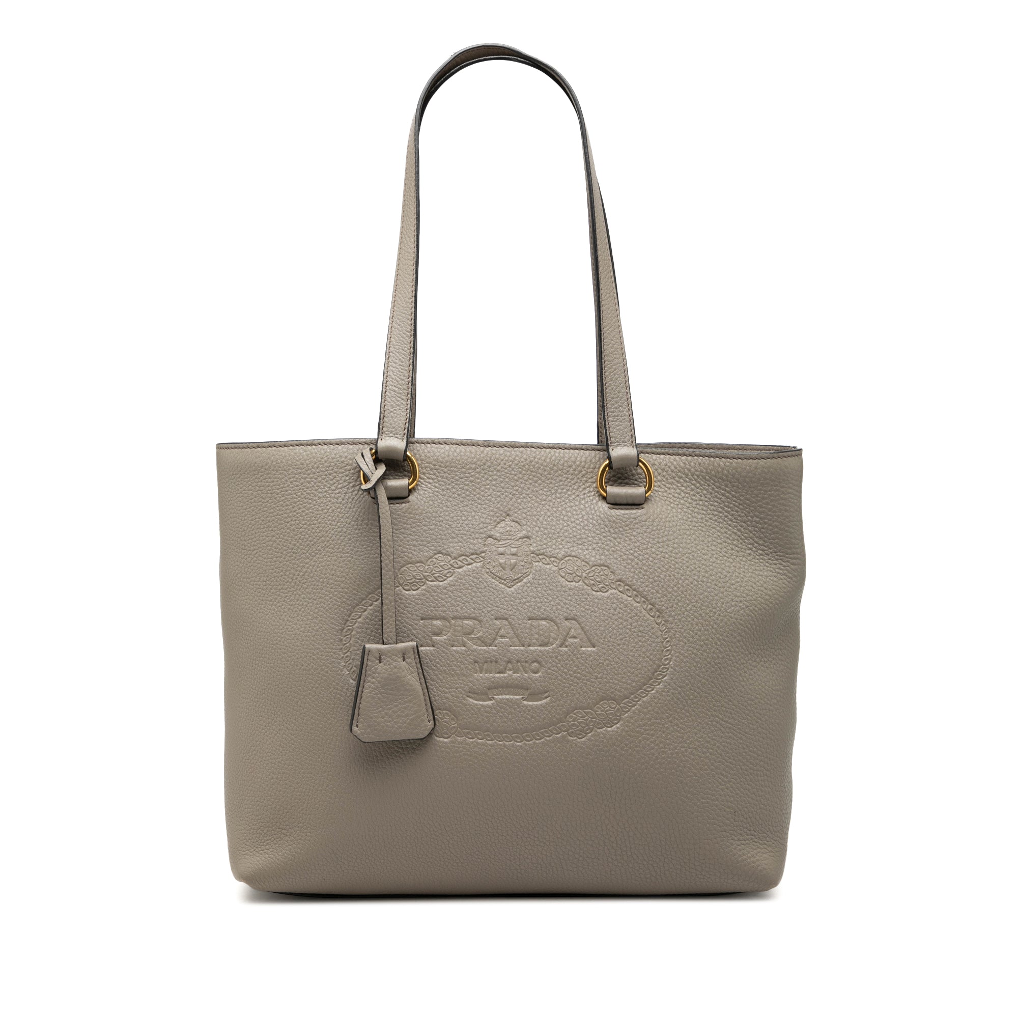 Vitello Daino Canapa Logo Tote - Image 1