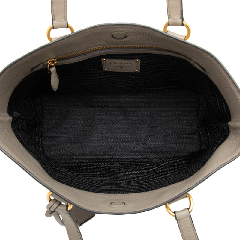 Vitello Daino Canapa Logo Tote - Image 4